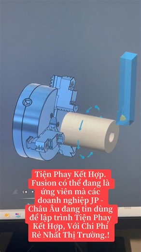 Hiện nay, rất nhiều công ty Nhật Bản và Châu Âu đã chuyển sang dùng Fusion 360 cho lập trình tiện – phay kết hợp, vì 3 lý do cực kỳ rõ ràng: 🔹 Chi phí hợp lý nhất thị trường CAM Không cần bỏ ra vài nghìn đô cho các phần mềm lớn—Fusion tối ưu chi phí nhưng vẫn giữ đầy đủ sức mạnh từ 3–5 trục. 🔹 Dễ dùng, dễ tiếp cận, học nhanh Giao diện trực quan, thao tác thân thiện, phù hợp cả cho kỹ sư mới lẫn người đã có kinh nghiệm CAD/CAM. 🔹 Sức mạnh từ hệ sinh thái Autodesk Từ thiết kế 3D, mô phỏng, lập 