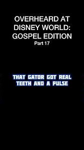 Steven Thought the Alligator Was Animatronic 🐊 | Overheard at Disney Gospel