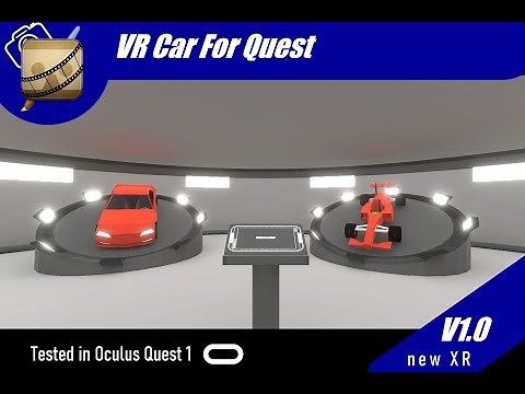 VR Car Oculus Quest simulator controller Unity 3D virtual reality XR unity new package with tutorial