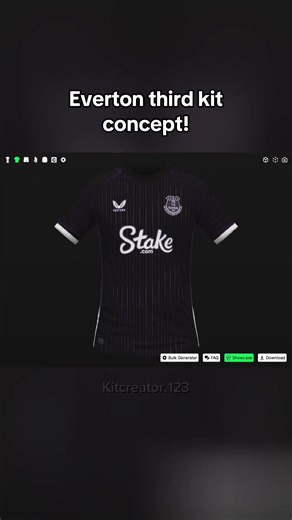 Everton third kit concept! Hope you guys like the kit:) Let me know what kits you guys want me to make next😉 #fyp #football #thirdkit #concept #Everton @Everton @Castore UK