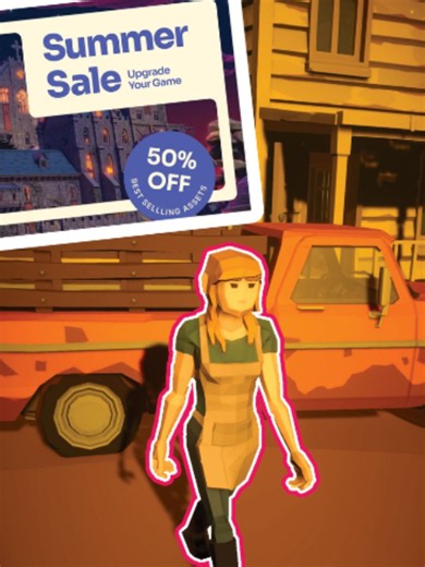 Unity Summer Sale: Grab Assets. Build a Game Prototype with AI!#unitytips #Unity6 #ai #gamedev #gamedevelopment #Unity3d #assetstore #vibecoding