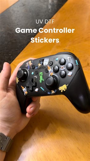 eufyMake on Instagram: "Level up your loadout. ⚔️ Customizing a Switch Pro Controller with Minecraft assets. From creepers to diamond swords, UV transfer printing lets you place high-res graphics anywhere on your gear. #Minecraft #NintendoSwitch #customcontroller #uvprinting #minecraftart"