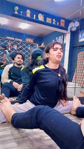 painful legs stretching training for dance competition and also for self defence.part 98#gymnastic #dance #gym #selfdefence #usaviral