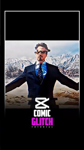 How I Create Comic Glitch Effects Tutorial in Capcut 🤯🔥 #edit #capcut #tutorial