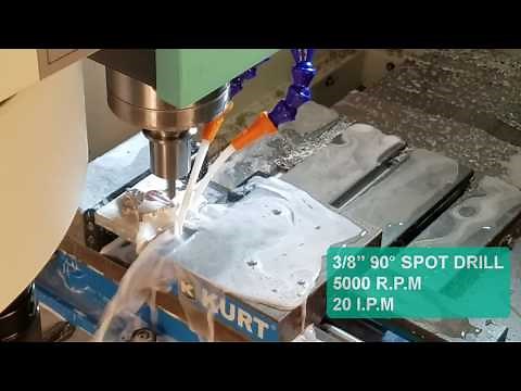 Milling Operations on Small VMC - Making Parts on the AutoMate CNC VMC425