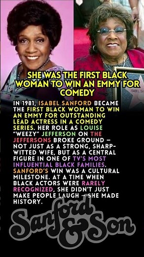 The First Black Woman to Win Best Actress in a Comedy