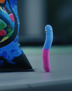 Trolli on Instagram: "Two sour flavors live in harmony inside every Trolli. Until they’re gnashed to pieces by your teeth!"