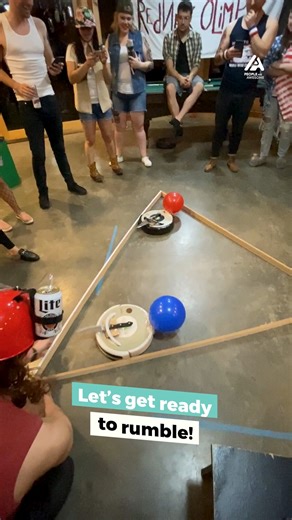 877K views · 8.1K reactions | I'm pretty sure everyone was a winner in this game #battlebots #balloon #party | People Are Awesome | Facebook