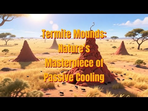 Termite Mounds: Nature's Masterpiece of Passive Cooling.