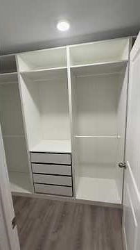 IKEA Walk-In Closet Transformation | Custom Shelving, Drawers & Hanging Space (Timelapse Build)