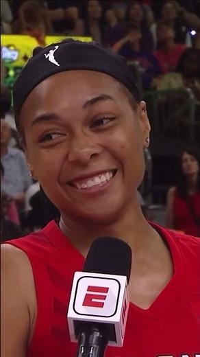 Allisha Gray interview after winning WNBA three point contest