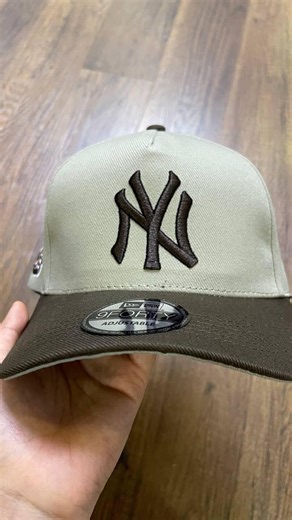 New York Yankees Hat Brown, Cotton Snapback