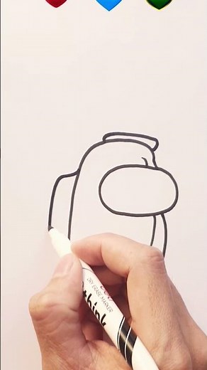 AmongUs drawing #drawingtutorials #amongus