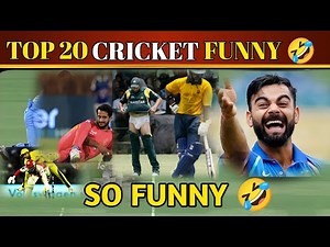 Top 20 Cricket Funny Moments 😆 | Funniest Cricket Fails, Bloopers & Comedy 2025
