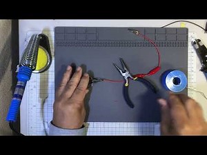 ワニ口クリップ線をハンダ付けして作る