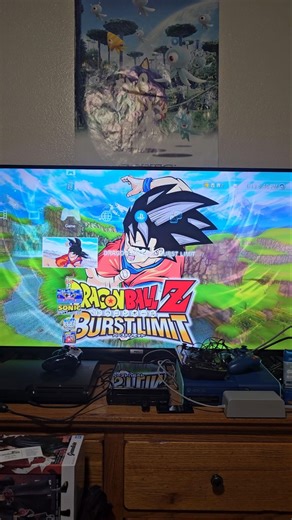 DRAGON BALL Z BURST LIMIT PS3 MENU SCREEN #shorts #gaming #anime