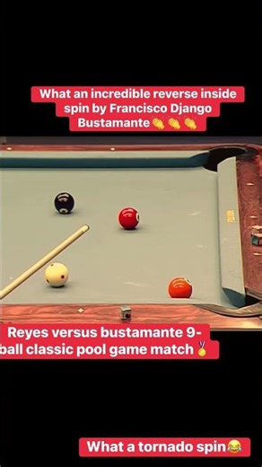 PERFECT REVERSE Inside Spin 🎯 | Advanced Pool Technique#shorts #viralshorts