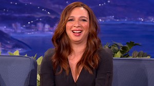 Maya Rudolph loosens up too much around celebrities. #CONAN | Team Coco
