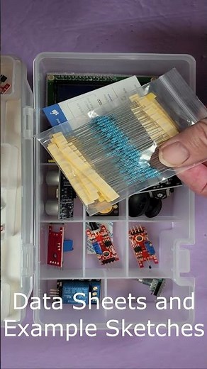 ELEGOO Upgraded 37 in 1 Sensor Modules Kit #arduino #esp32 #tech