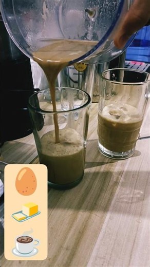 Trying the Carnivore Coffee Diet 🥚 #coffee #diet #icedcoffee