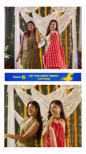 varsha.kaveri✨ on Instagram: "Ready, Set, Style | ep 3 ft Akshaya Udayakumar 💫 Can you guess this look’s theme? 👀 #ReadySetStyle #Flipkart #VarshaKaveri #AkshayaUdayakumar #FlipkartTrendIn #trendin #Flipkart #styledbyFlipkart"