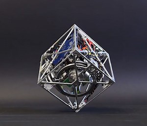 Cubli, A Robotic Cube That Can Balance on a Corner and Walk