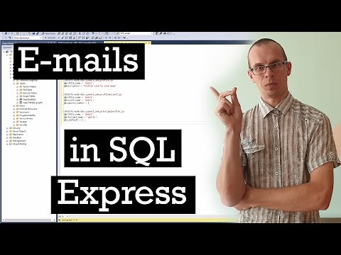 Send automated and scheduled emails in SQL Express