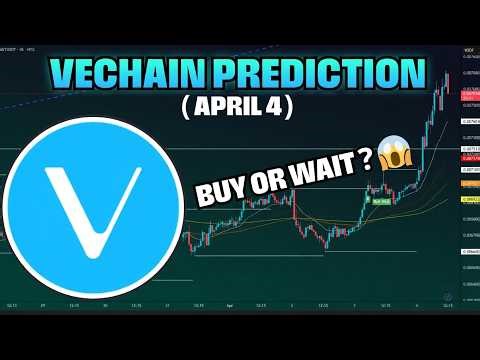 TOP CRYPTO TO BUY NOW : Vechain Ready to Pump | Vechain Price Prediction 2026 ( April 4 )