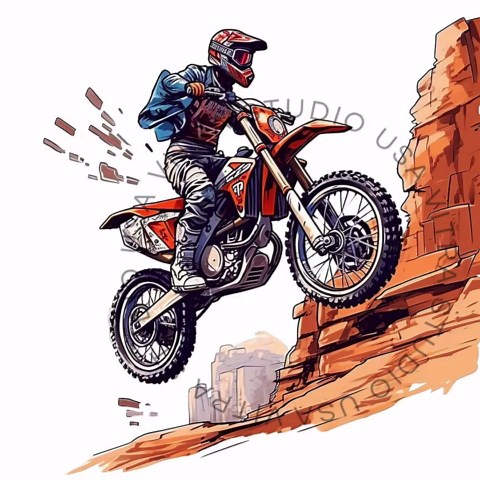 18 Motocross PNG Clipart, Dirt Bike Action Illustrations (digital Download)v277 - Etsy
