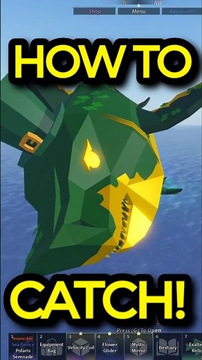 How to Get Shamrock Megalodon in Fisch! 🦈 | St Patricks Update Guide