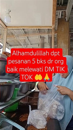 Alhamdulillah dpt psnan 5 bks dr org baik mlwati DM TIK TOK 🤲🙏 #nasiamperaberkah#kuliner#nasipadang