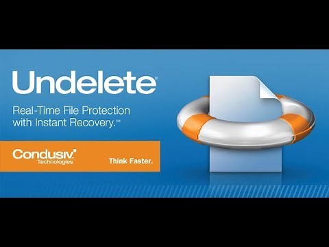 1. Undelete files quickly with Condusiv's instant file recovery software