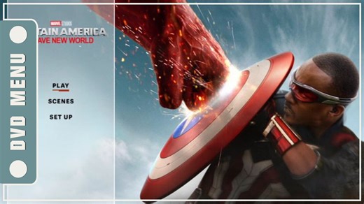 Captain America: Brave New World - DVD Menu