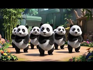 Ultra-Realistic CGI Pandas Dancing in Sync | 4K Crowd Animation Loop