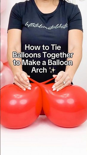 How to Tie Balloons Together to Make a Balloon Arch 🎈 | Balloon Garland Tutorial
