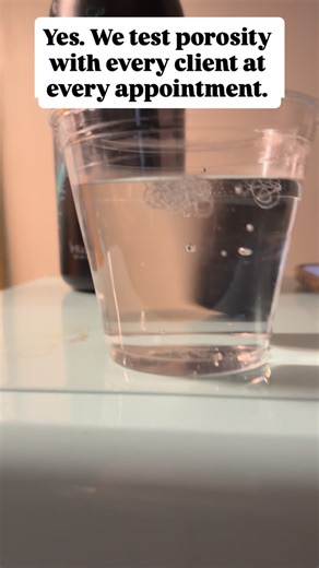 Shanita Robinson on Instagram: "Sometimes we get clients who ‘want’ more steam treatments because of all the talk about hydration. And then there are those who are like, ‘oh yeah I need a protein’. Respectfully Ma’am!!! You don’t know 😂 and honestly I used to guess at this as well, just based on how the hair felt or looked at the bowl. It’s been about 2 years now since I’ve started testing porosity (and elasticity) at the bowl and I’m 20+ years in. I can say that silks are lasting longer, hair 