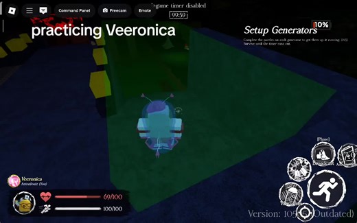 Practicing Veeronica on Forsaken Shores