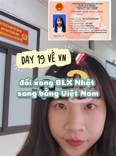 Cách đổi bằng lái xe từ Nhật sang Việt Nam