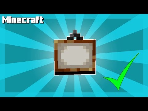 MINECRAFT | How to Make and Use Paintings! Tutorial
