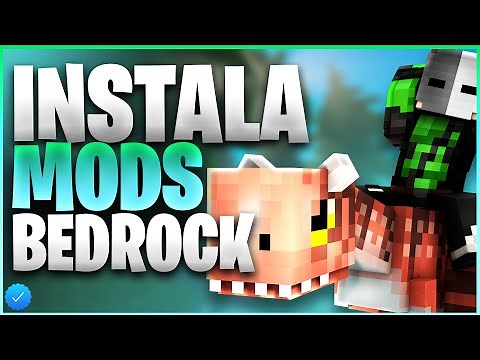 como instalar mods en minecraft bedrock pc ✅ [ BEDROCK y PE | CUALQUIER VERSIÓN | MODS 2025 ] ⚙️