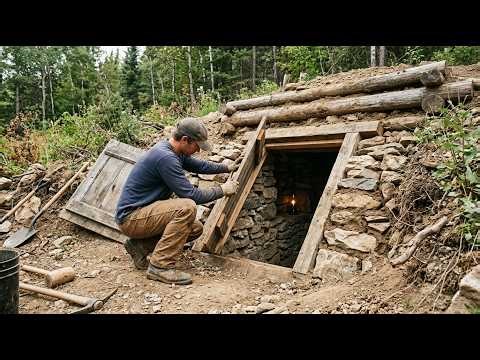Building a Hidden Underground Survival Shelter in 30 Days