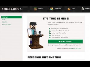 Jak zmigrować konto Minecraft / How to migrate Minecraft account