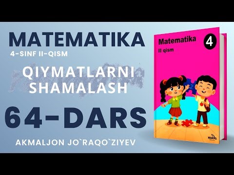 4-SINF MATEMATIKA 64-DARS