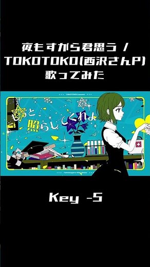 【歌ってみた】夜もすがら君想ふ (10th Anniv.) / TOKOTOKO（西沢さんP）- Covered by ake