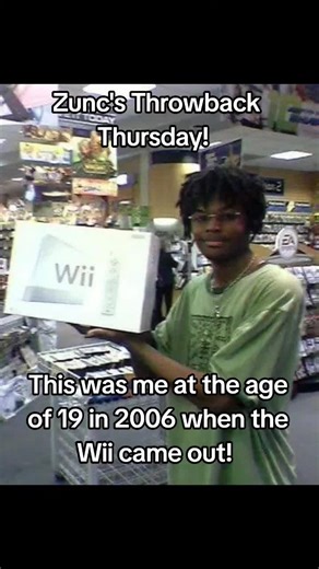 This was me when I was 19 in 2006 when the Wii came out! #nintendo #wii #zelda #legendofzelda #videogames