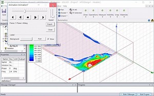 How to Display Near Field EM Simulation Result with Animation