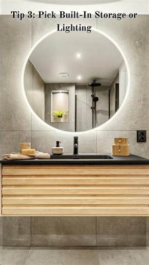4 Smart Mirror Picks for Small Bathrooms #mirrorlot #custommirror