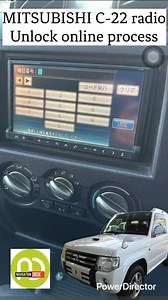 Mitsubishi pajero radio unlock C-22 clarion code online delivered in 30’seconds by NAVIGATIONDISK | NavigationDisk - Japanese Car Radio unlock solution