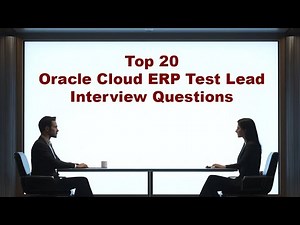 Top 20 Oracle Cloud ERP Test Lead Interview Questions