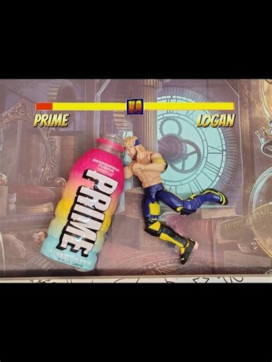 Prime vs Logan Paul (Street Fighter x WWE Stop Motion)